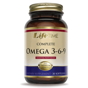 Visiškas Omega 3 – 6 – 9, 30 kapsulių visą gyvenimą
