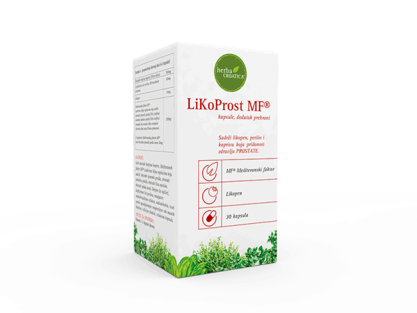 Herba Croatica Likoprost MF, 30 capsule, antinfiammatorio e minzione più facile