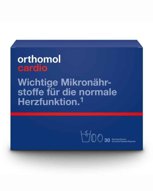 Orthomol® Cardio, 30 Tagesdosen, bei Herz-Kreislauf-Erkrankungen