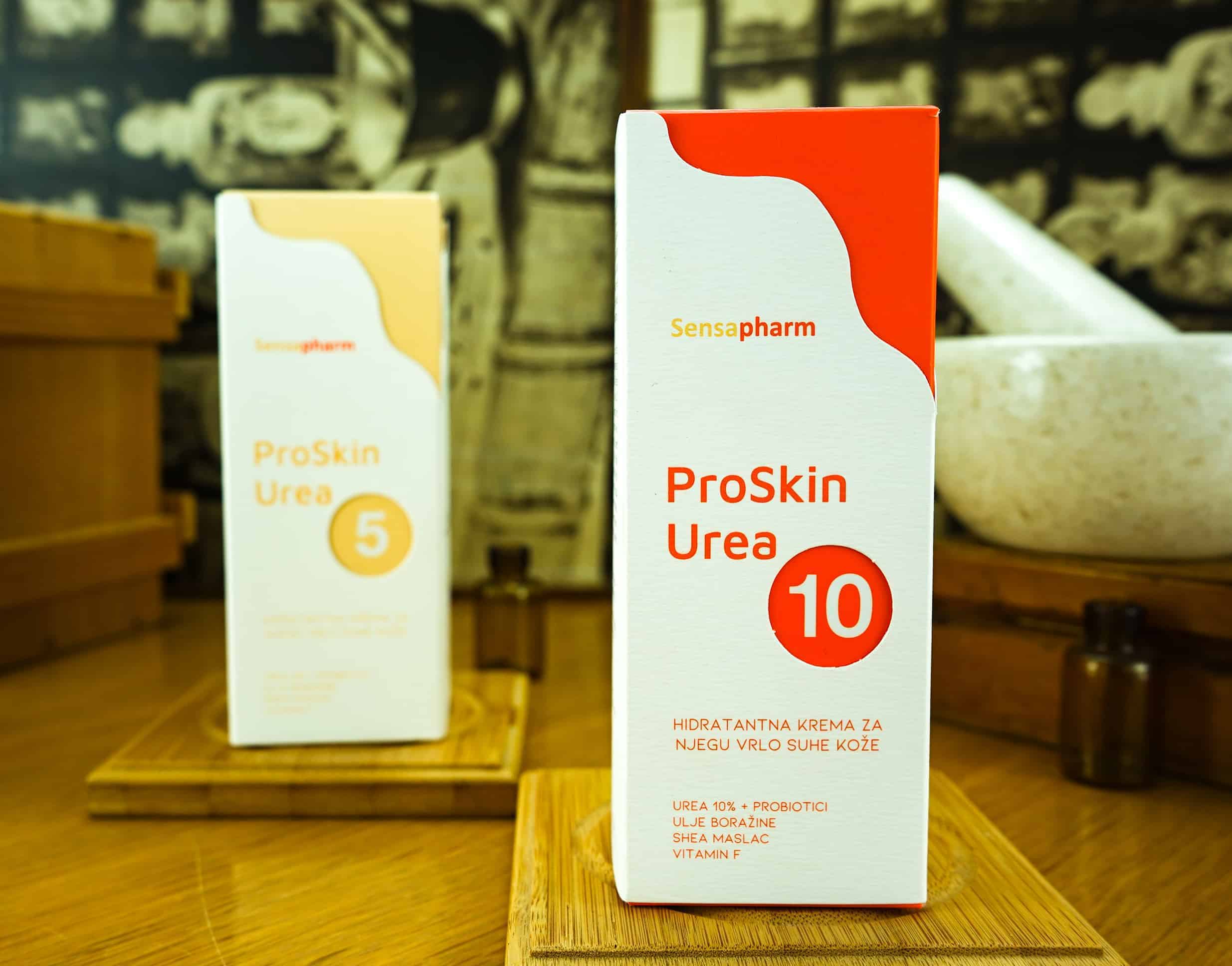 Sensapharm, ProSkin Urea 10% kremas, 100 ml, ypač sausos odos priežiūrai