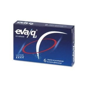 Eva/qu, 6 stikpiller, til afføring til voksne, til hyppig forstoppelse