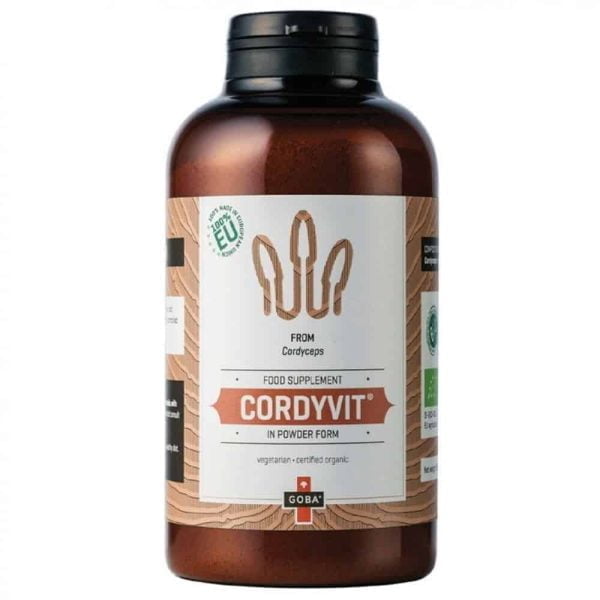 Sieni, Cordyvit K Plus, 100 g, jauhe, aktiivisille ihmisille ja urheilijoille