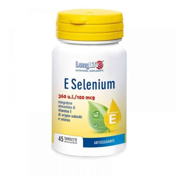LongLife, E Selen, 45 Tabletten, Antioxidans
