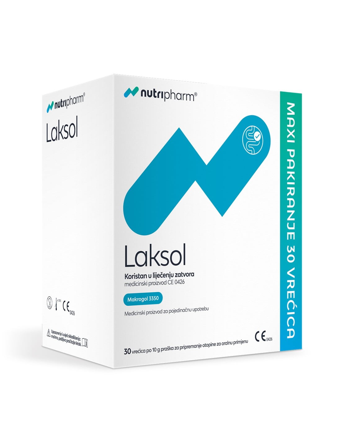 Nutripharm®, Laksol, 30 bustine, con effetto lassativo
