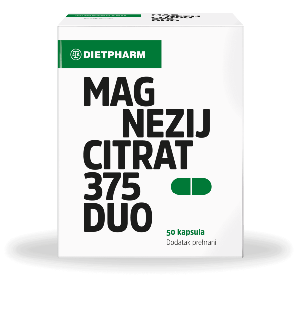 Dietpharm Magnesio Citrato Duo, 375mg, 50 Capsule