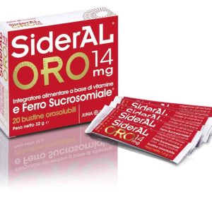 SiderAL Oro, 20 Vrečica, Sukrasomijalno Željezo + Vitamini
