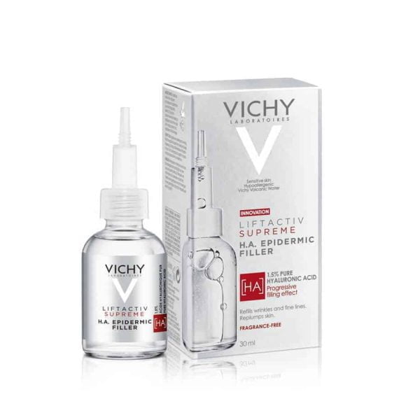 Vichy, Liftactiv, Supreme HA Siero riempitivo epidermico, 30 ml - 1.5% di acido ialuronico puro
