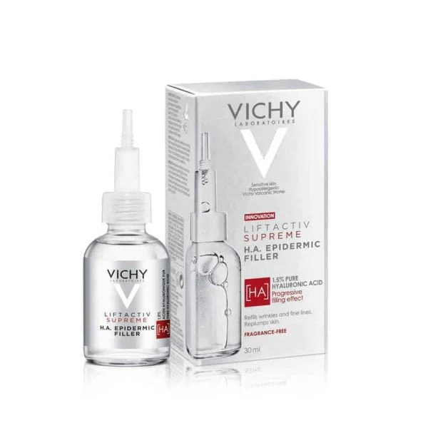 Vichy, Liftactiv, Siero filler epidermico Supreme HA, 30 ml - Acido ialuronico puro all'1.5%
