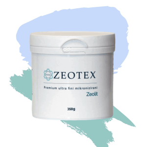 Zeotex, Zeolit, 350g, Ultrafini Mikronizirani Zeolit, Dermatologija, Stomatologija, Tretiranje Povrća i Voća