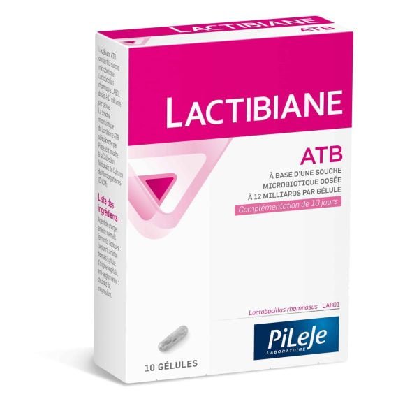 PiLeJe, Lactibiane ATB, 10 κάψουλες, μετά από αντιβιοτική θεραπεία