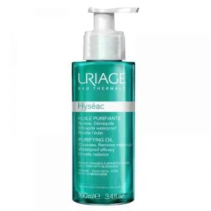 Uriage, Hyseac, gezichtsreinigingsolie, 100 ml, voor acne-gevoelige huid