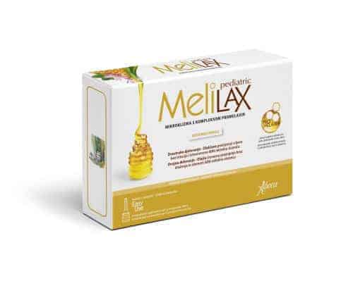 Aboca, Melilax Pediatric, 6 Microclysters, auf Honigbasis, für Säuglinge und Kinder