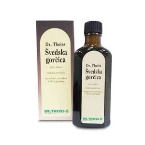dr. Theiss, svensk sennep, 250 ml, urteeliksir med 13 urter for lettere fordøjelse