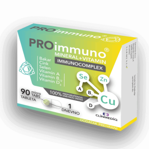 Proimmuno, 90 Tableta, Preporučeni Dnevni Unos Vitamina I Minerala