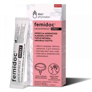 Femidoc, Uro Express Direkt, 10 breve, opløsning til urinblærebetændelse