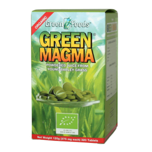Zaļie ēdieni, zaļā magma, 320 tabletes, normāls asinsspiediens, muskuļu un nervu sistēmas darbība