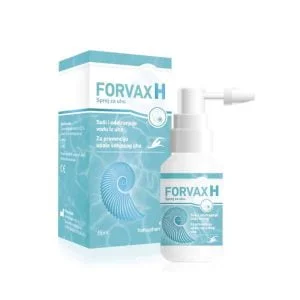 Hamapharm, ForVax H, õlivaba kõrvasprei, 15 ml, eemaldab vee kõrvast, ennetab põletikku