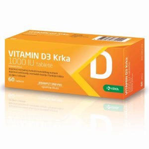 KRKA, D3 vitamīns, 1000 SV, 60 tabletes, patīkama garša - 3 gadi un vecāki