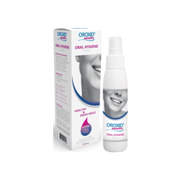Oroxid, jautrus burnos purškalas, 100 ml, kasdienė burnos higiena vaikams ir suaugusiems