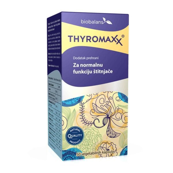Biobalance, Thyromaxx, 50 Kapsula, Normalna Funkcija Štitnjače