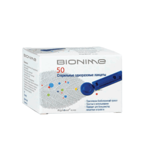 Bionime GL300 Rightest, 50 arba 200 lancetų, sterilūs lancetai, skirti naudoti namuose