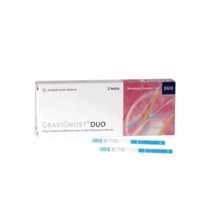 Gravignost Duo, 2 testes de gravidez, tiras de detecção precoce de gravidez