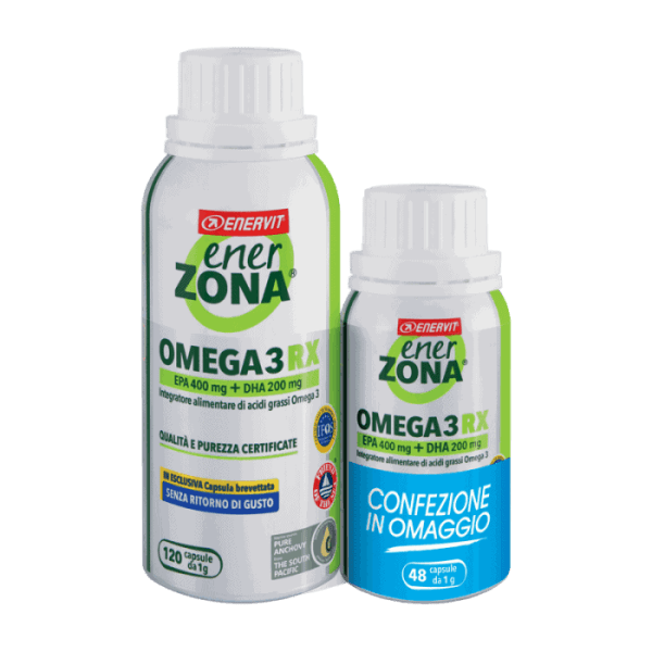 EnerZona, Omega 3 RX, 1000mg, 120 kapsler, EPA og DHA Omega-3 fedtsyrer