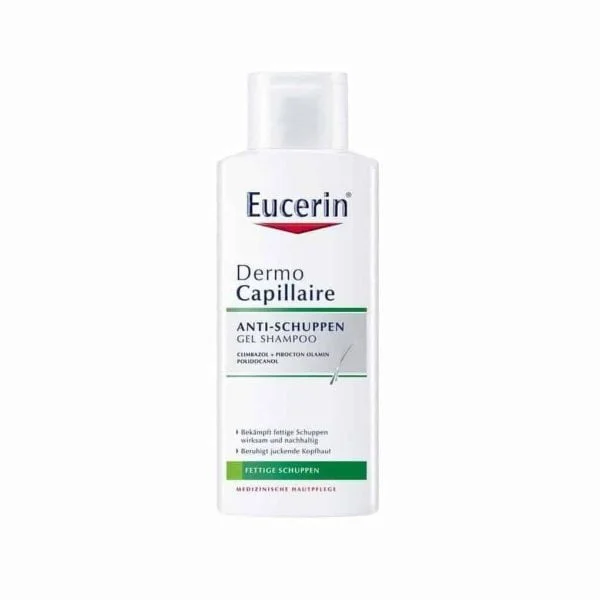 Eucerin, DermoCapillaire, Shampoing Antipelliculaire, 250 ml