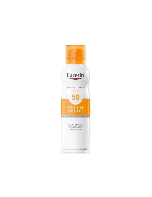 Eucerin, Saule, SPF30, Protect Dry Touch Spray, jutīgai ādai ar noslieci uz pūtītēm