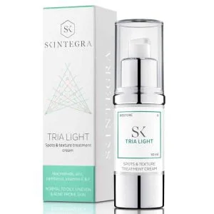 Skintegra, Tria Light, behandelingscrème voor de normale tot vette huid die gevoelig is voor acne, 30 ml