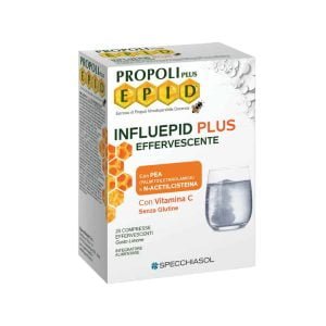Specchiasol, Influepid Plus, 20 putojančių tablečių, vitaminas C, NAC ir velnio nagų ekstraktas