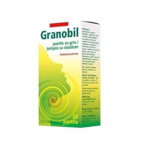 dr. Grandel, Granobil, 20 arba 60 pastilių, gerklei ir gerklei