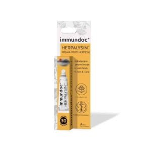 Immundoc, Herpalysin, Crema Contro l'Herpes Sulle Labbra, 7ml