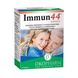 Immun 44, 30 kapsułek, normalne funkcjonowanie układu odpornościowego
