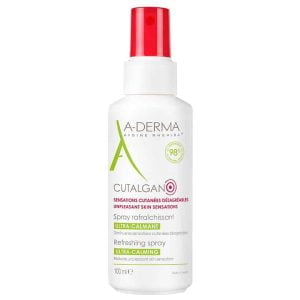 A-Derma, spray rinfrescante Cutalgan, allevia le sensazioni spiacevoli sulla pelle, 100 ml