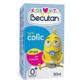 Becutan, Kids Vits, orale dråber mod kolik, medicinsk produkt, 30ml