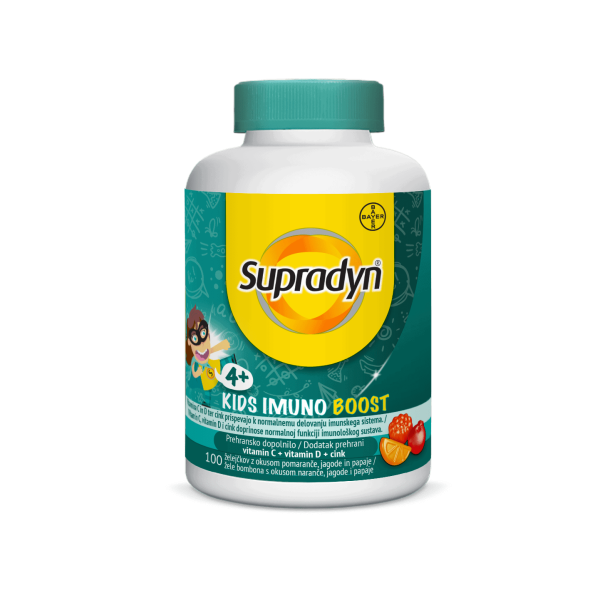 Supradyn®, Kids Immuno Boost, 100 želeekommi, immuunsüsteemi jaoks – 4-aastased ja vanemad