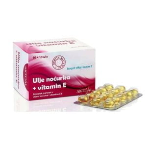 Aktivāls, Ulje Noćurka un E vitamīns, 90 Kapsulas