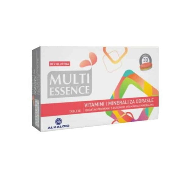 Alkaloïde, Multi Essence, 30 tabletten, vitaminen en mineralen voor volwassenen 50+