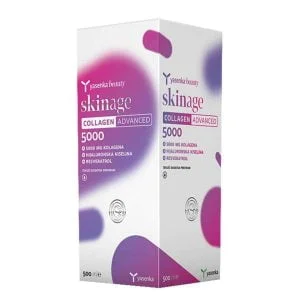 Yasenka, Skinage Collagen Advanced 5000, 500ml, Hidrolizirani Kolagen, Hijaluronska Kiselina I Resveratrol