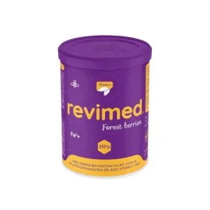 Revimed® Stevia Fe, 250 g, Royal Jelly, Vitamin C og Jern