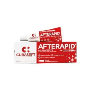 Curasept, Afterapid+ DNA Gel, 10 ml, riduce il dolore e accorcia i tempi di guarigione