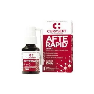 Curasept, Afterapid+ DNA Spray, 15 ml, riduce il dolore e accorcia i tempi di guarigione