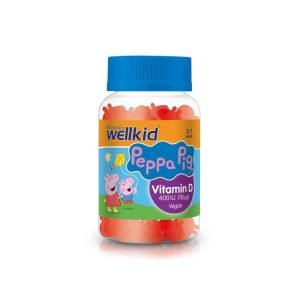 Vitabiotika, Peppa Pig Vitamin D3, 400IU, 30 gelétabletter - fra 3 til 7 år