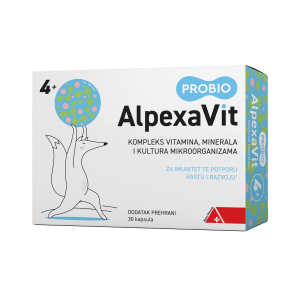 Alpen Pharma, Alpexavit Probio 4+, 30 kapsler, vækststøtte — 4 år og ældre
