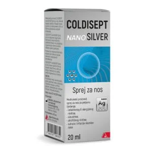 Coldisept, NanoSilver Nasal Spray, 20ml, Nanocolloidal silver