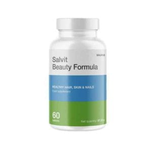Salvit, skaistumkopšanas formula, 60 tabletes, sastāvdaļu kombinācija veseliem matiem, ādai un nagiem