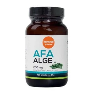 Kernnel, AFA aļģes, 100 tabletes, 250 mg, bagātas ar B12 un antioksidantiem