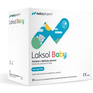 Nutripharm, Laksol Baby, 30 φακελάκια, ρυθμίζει την εργασία των εντέρων με φυσικό τρόπο