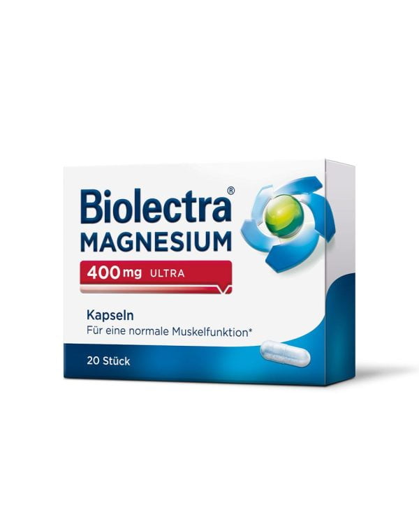 Biolectra®, Magnesium 400mg, Ultra, 40 kapselia